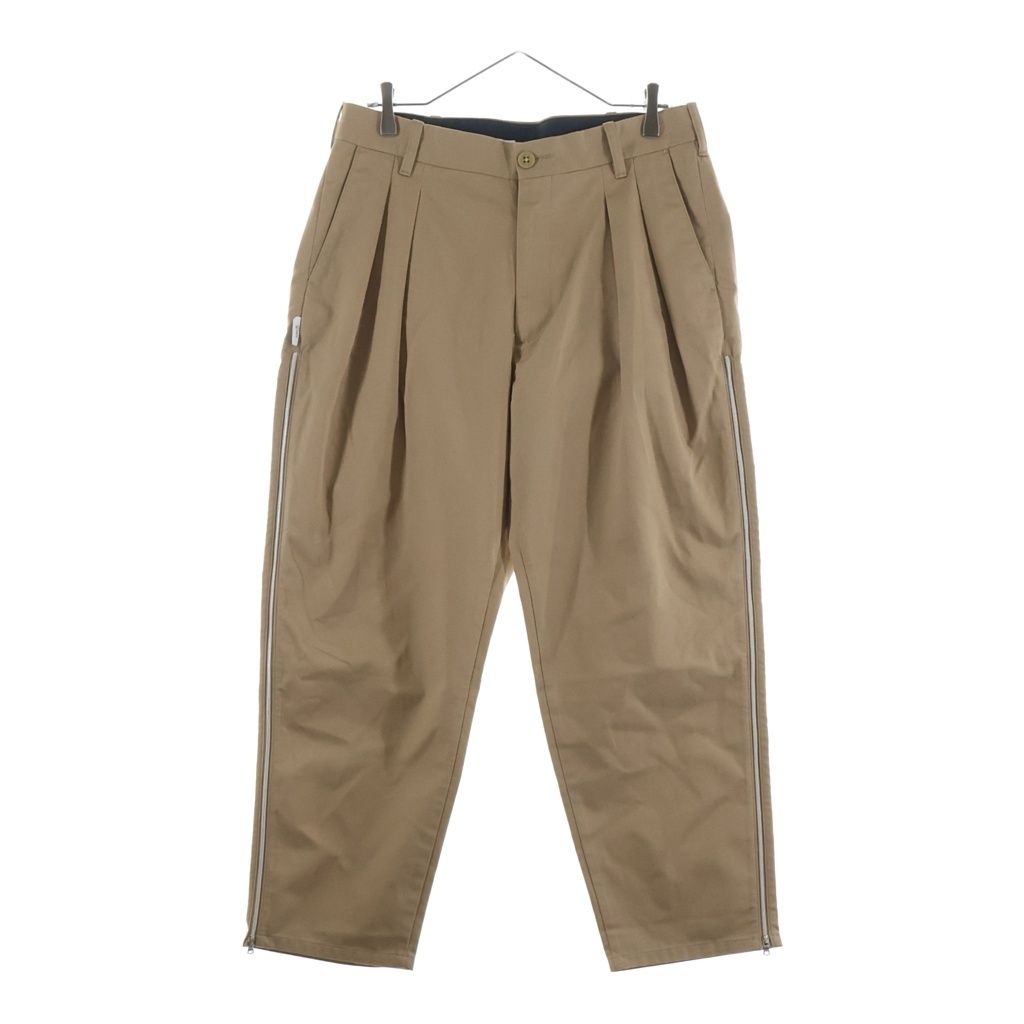 UNDERCOVER (アンダーカバー) 21AW ×WTAPS T/C TWILL SIDE ZIP 2TUCK PT ダブルタップス ツイルサイドジップ 2タック パンツ ベージュ UC1B9501 16,783円