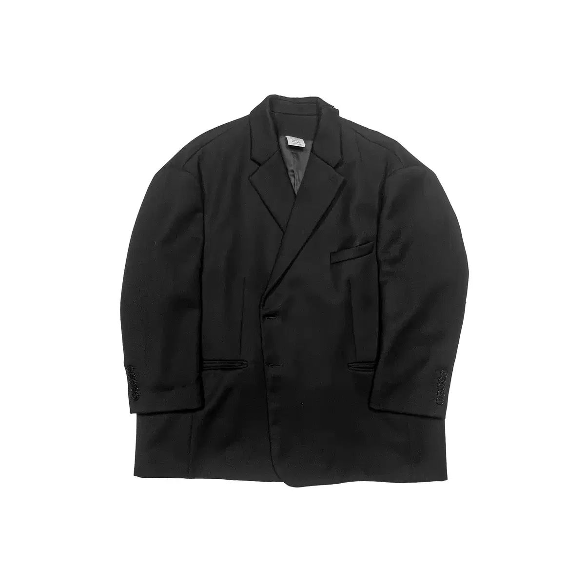 ヴェトモン - 15FW ZIPPER WOOL BLAZER - ブラック - XS