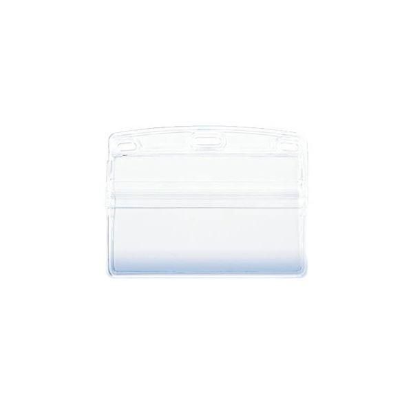 ds-オープン工業 名札用ケースソフトヨコ名刺 NX-105 1セット（100枚：10枚×10パック）