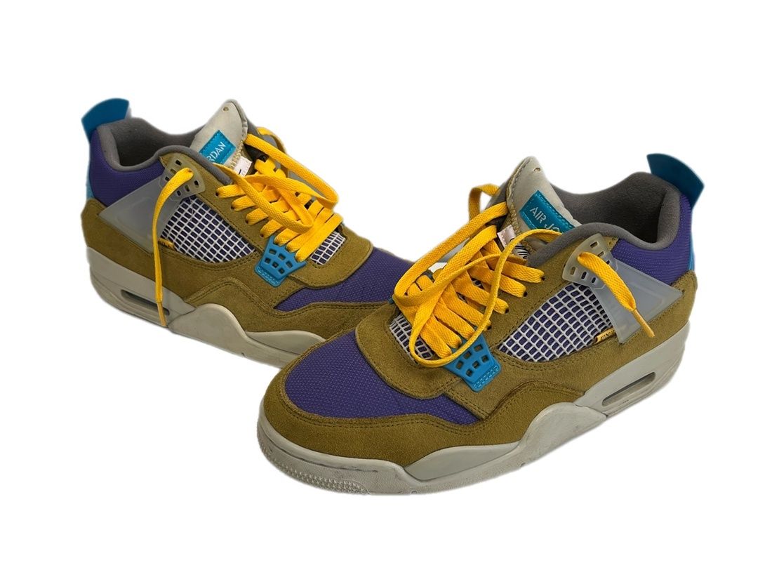 ジョーダン JORDAN Union × Nike Air Jordan 4 SP Desert Moss ユニオン × ナイキ エアジョーダン4 SP デザートモス DJ5718-300 メンズ靴 スニーカー イエロー 27cm 101sh-2793 12,375円
