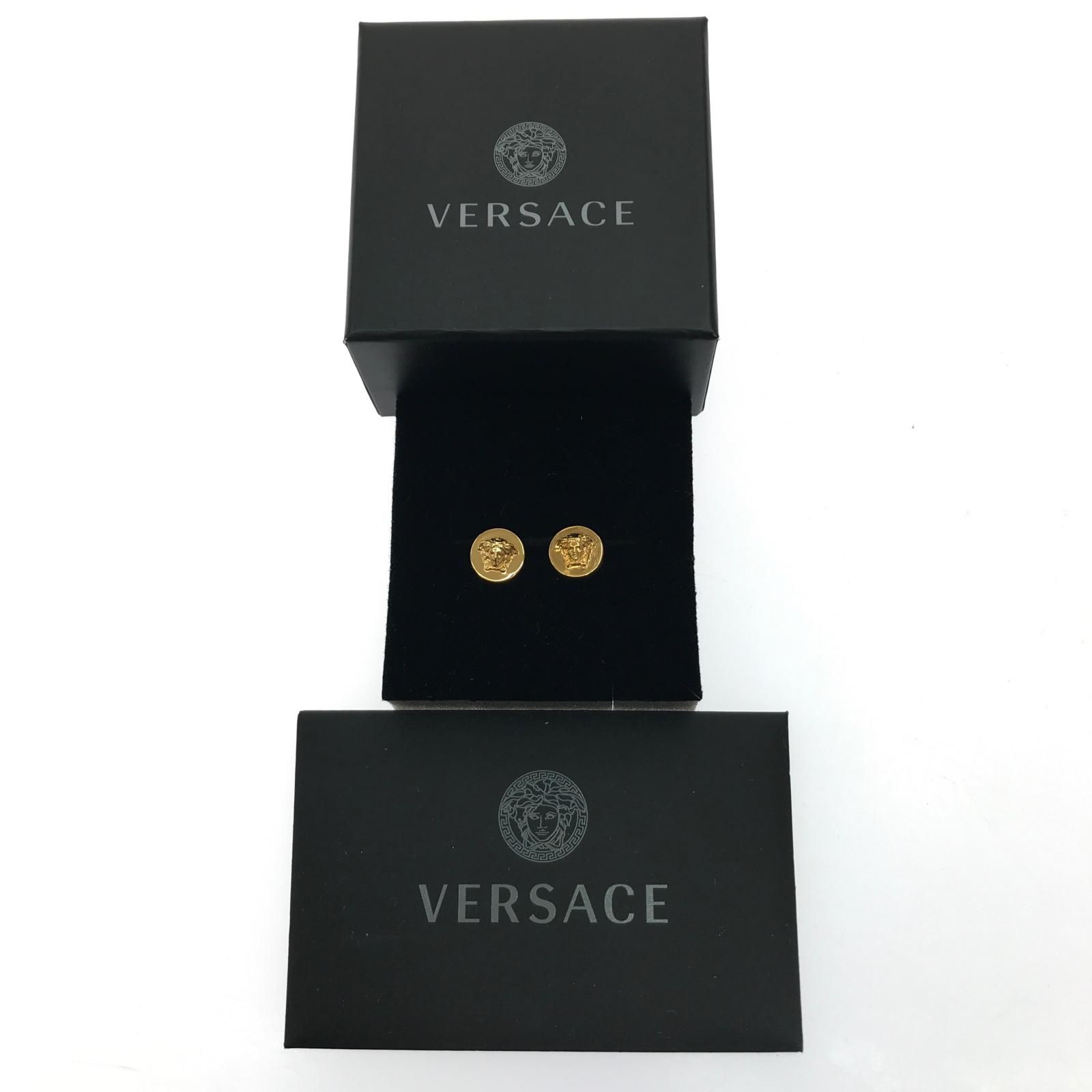 ヴェルサーチ　メデューサ　ピアス　1010631 VERSACE ベルサーチ ピアス 1010631 メデューサピアス ゴールド - メルカリ
