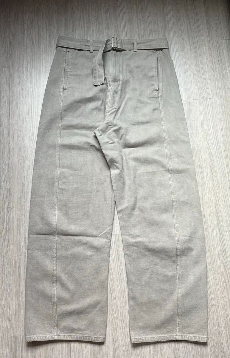 ルメール ベルト付き ツイステッド パンツ M