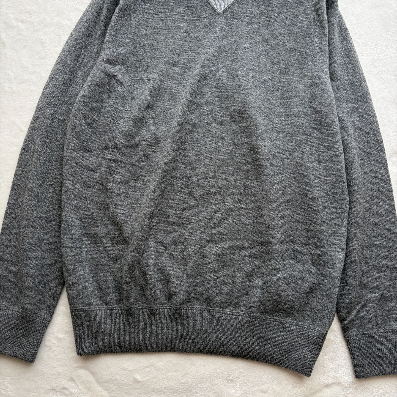 極美品】サカイ sacai ニット セーター トレーナー トップス グレー 