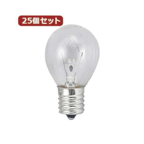 ds-YAZAWA 25個セット クリプトンミニランプ40W形クリア KS351736CX25