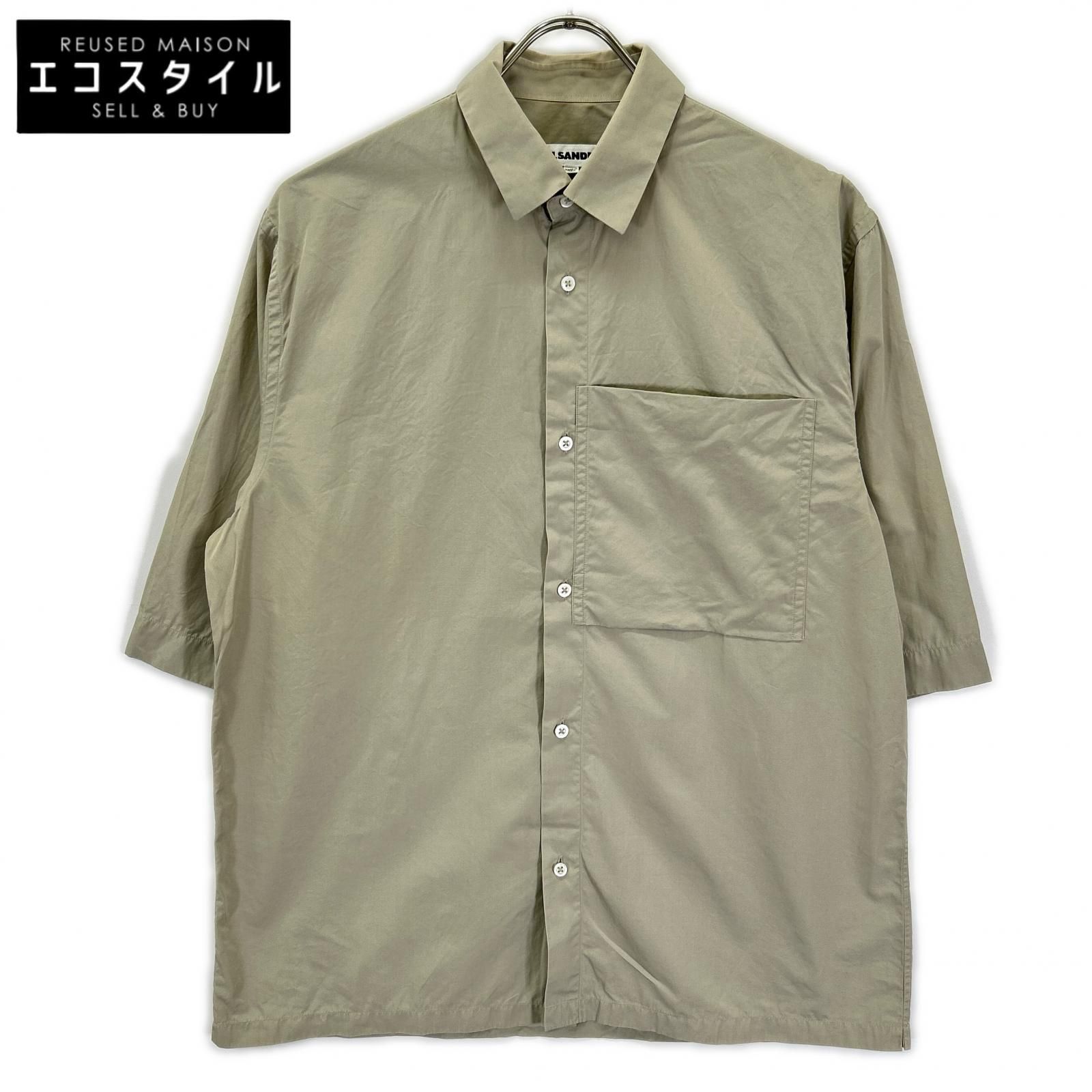 JILSANDER　ジルサンダー　JSUO742226 コットン 半袖シャツ　38
