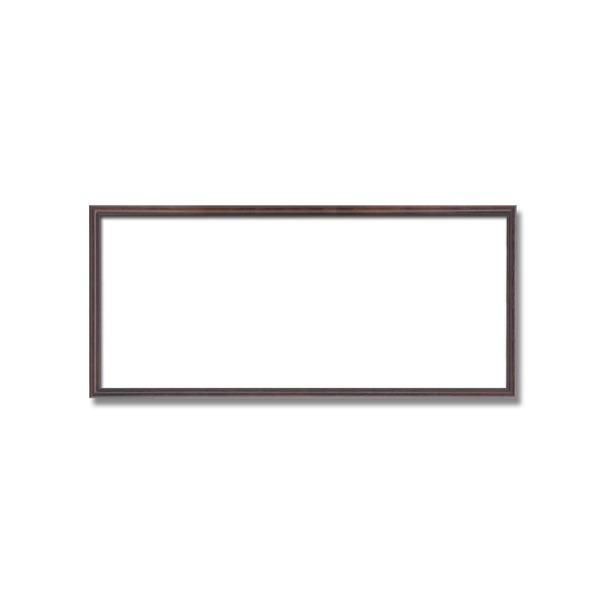 ds-〔 長方形額 〕 木製額 カラー長方形額 500×250mm ブラウン 縦横兼用額 カラー4色展開 額 額縁 フレーム