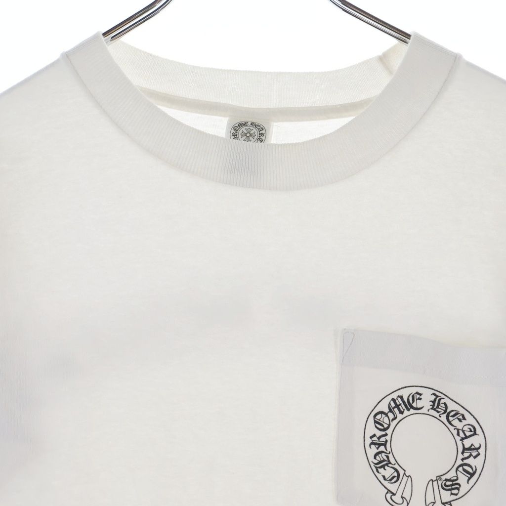 CHROME HEARTS (クロムハーツ) OLD Back Scroll Label Logo Tee バック