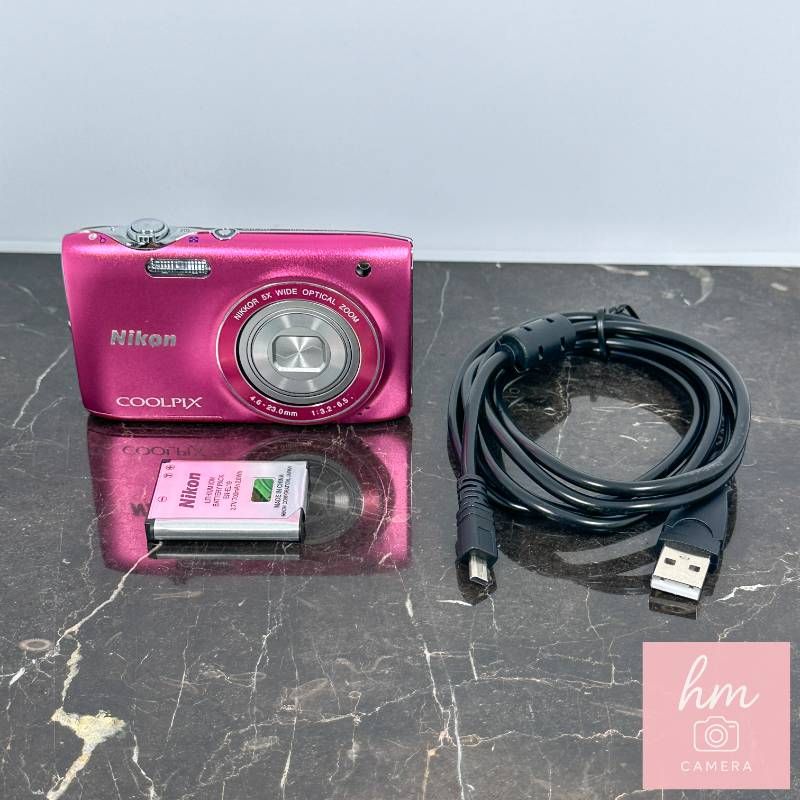 Nikon COOLPIX S3100 ピンク 1400万画素 光学5倍ズーム 広角26mm