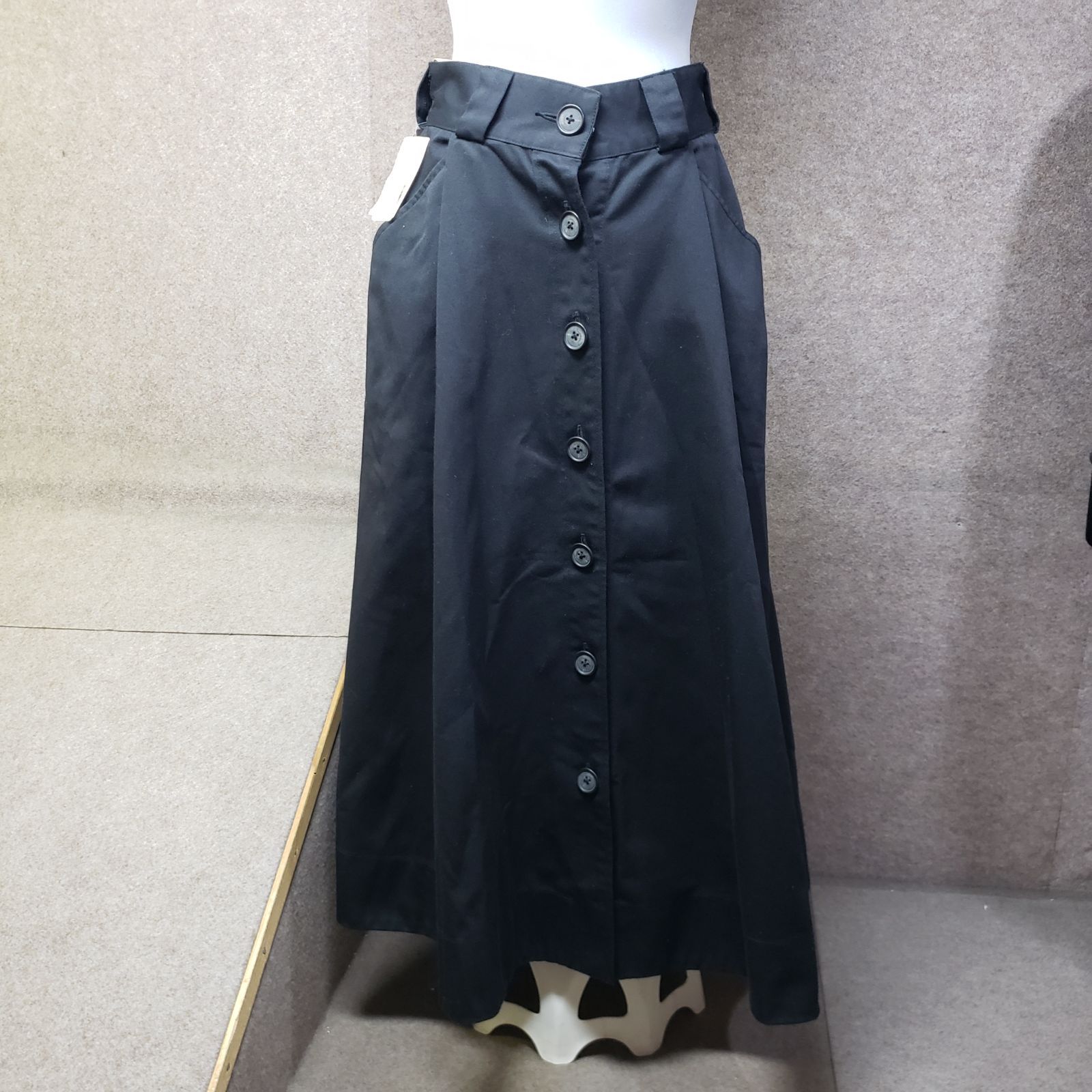 Dickies ディッキーズ × JOURNAL STANDARD ジャーナルスタンダード サーキュラースカート フロントボタン ブラック 036