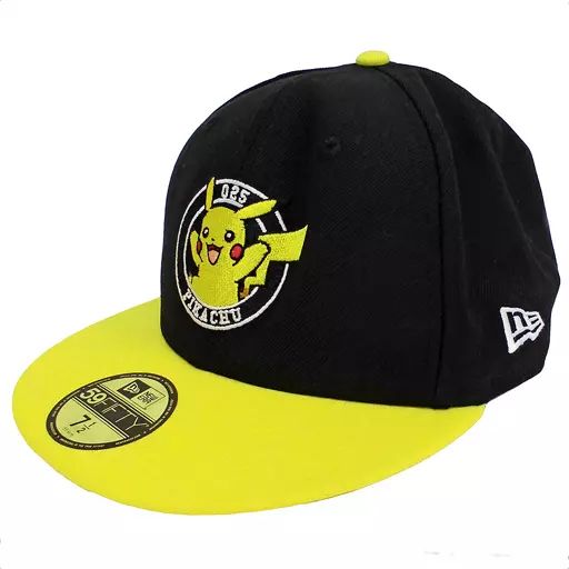 【中古】衣類その他(キャラクター) ピカチュウ NEW ERAR 59FIFTYRCap(7 1/2サイズ) 「ポケモンクエスト」 ポケモンセンター限定
