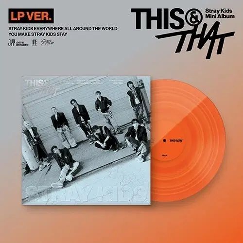 Stray Kids(ストレイキッズ・スキズ・SKZ) キッズ KIDS ー ミニ アルバム MINI アルバム THIS ＆ THAT 未開封 LP