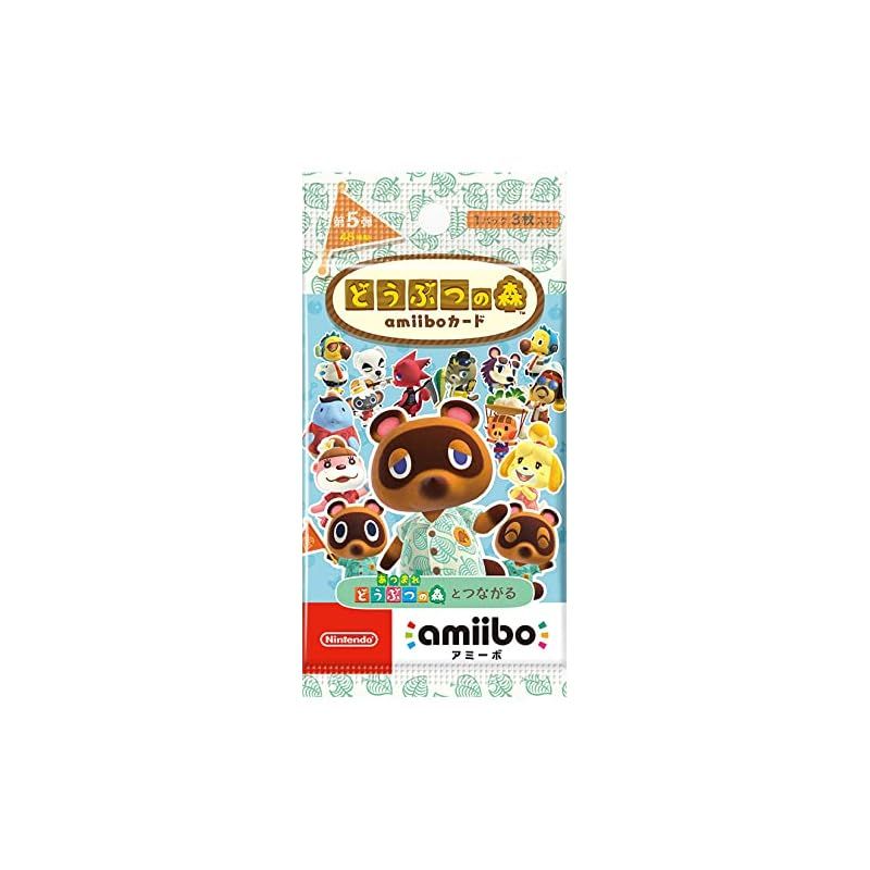どうぶつの森amiiboカード 第5弾 (1BOX 25パック入り)