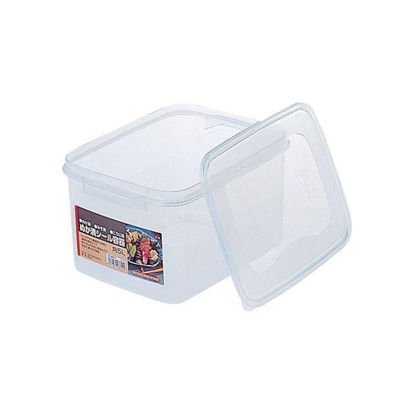 ds-〔20セット〕 ぬか漬けシール容器/漬物用品 〔角5L〕 クリア 〔キッチン用品 家庭用品 手づくり〕