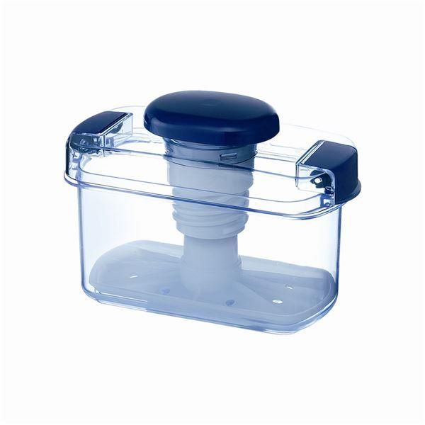 ds-〔18セット〕 漬物容器/漬物用品 〔S-10 クリアブルー〕 ハイペット 〔キッチン用品 家庭用品 手づくり〕