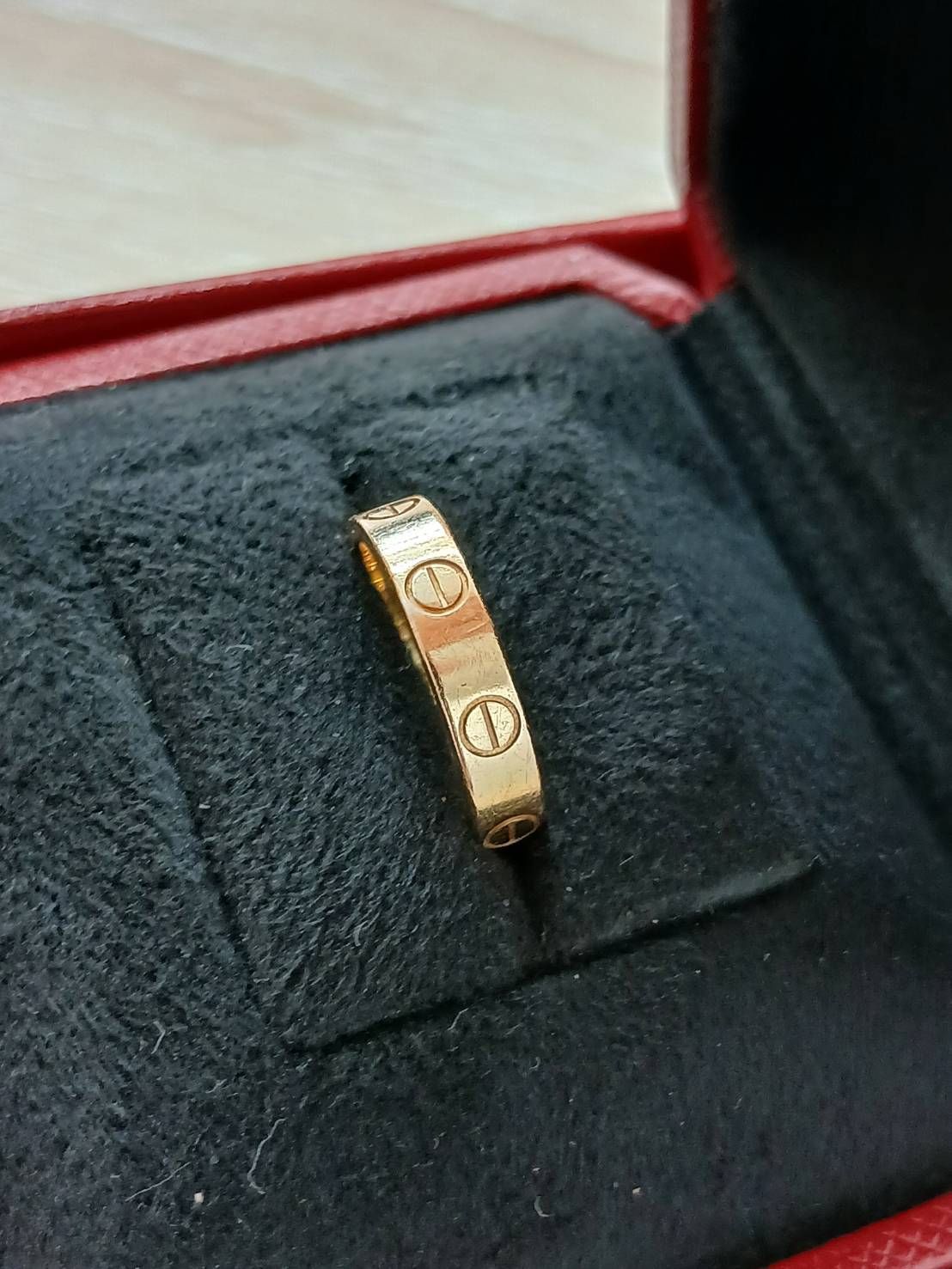 期間限定出品様Cartier カルティエ ミニラブリング 750 K18WG Cartier カルティエ ミニ ラブリング K18 750 #48 箱 ギャラ付き