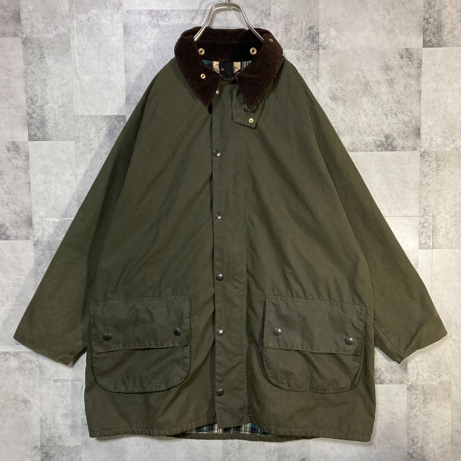 Barbour オイルドジャケット セージ　NEW GAME FAIR 英国製 80's Barbour バブアー オイルドジャケット GAMEFAIR ゲーム