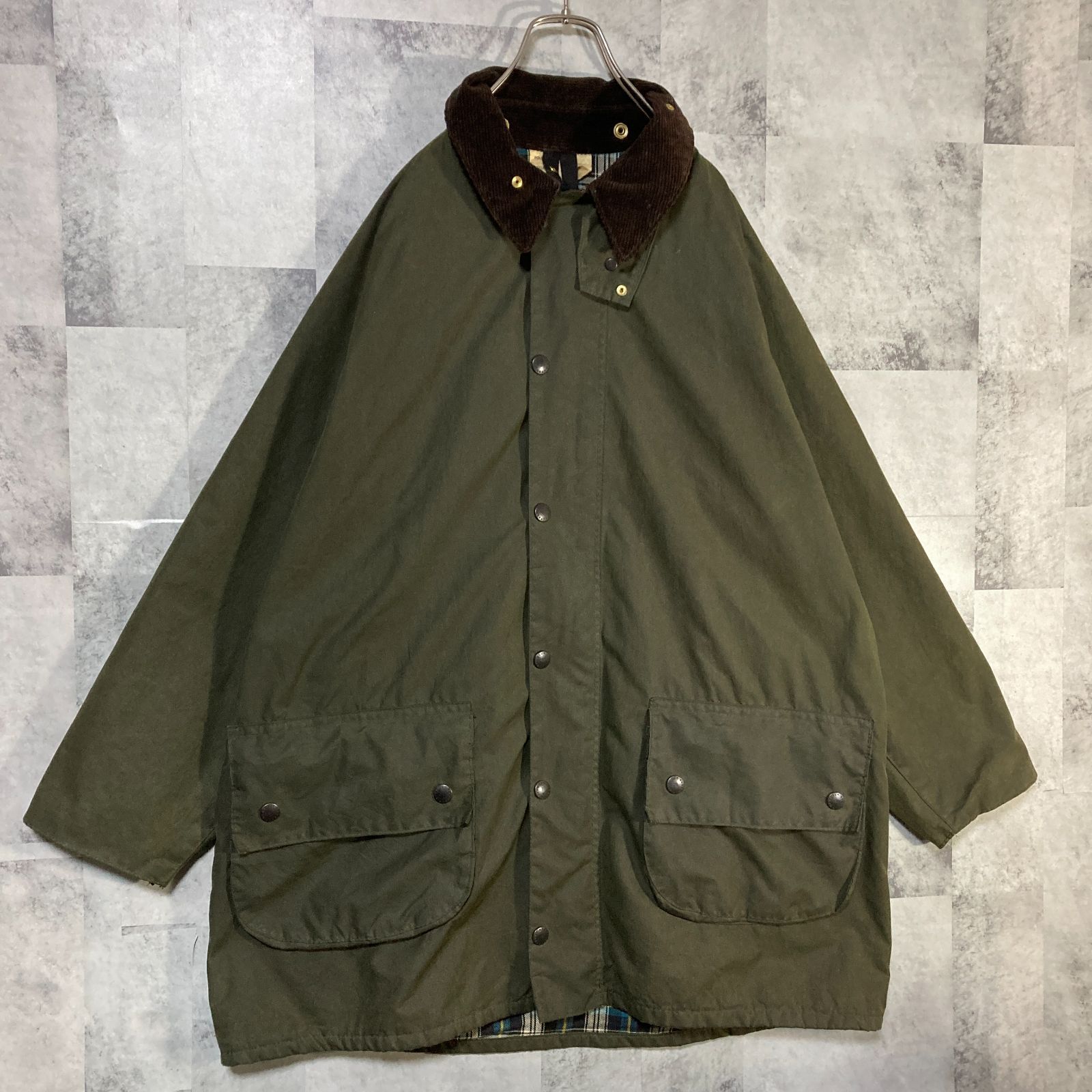 英国製 80's Barbour バブアー オイルドジャケット GAMEFAIR ゲーム