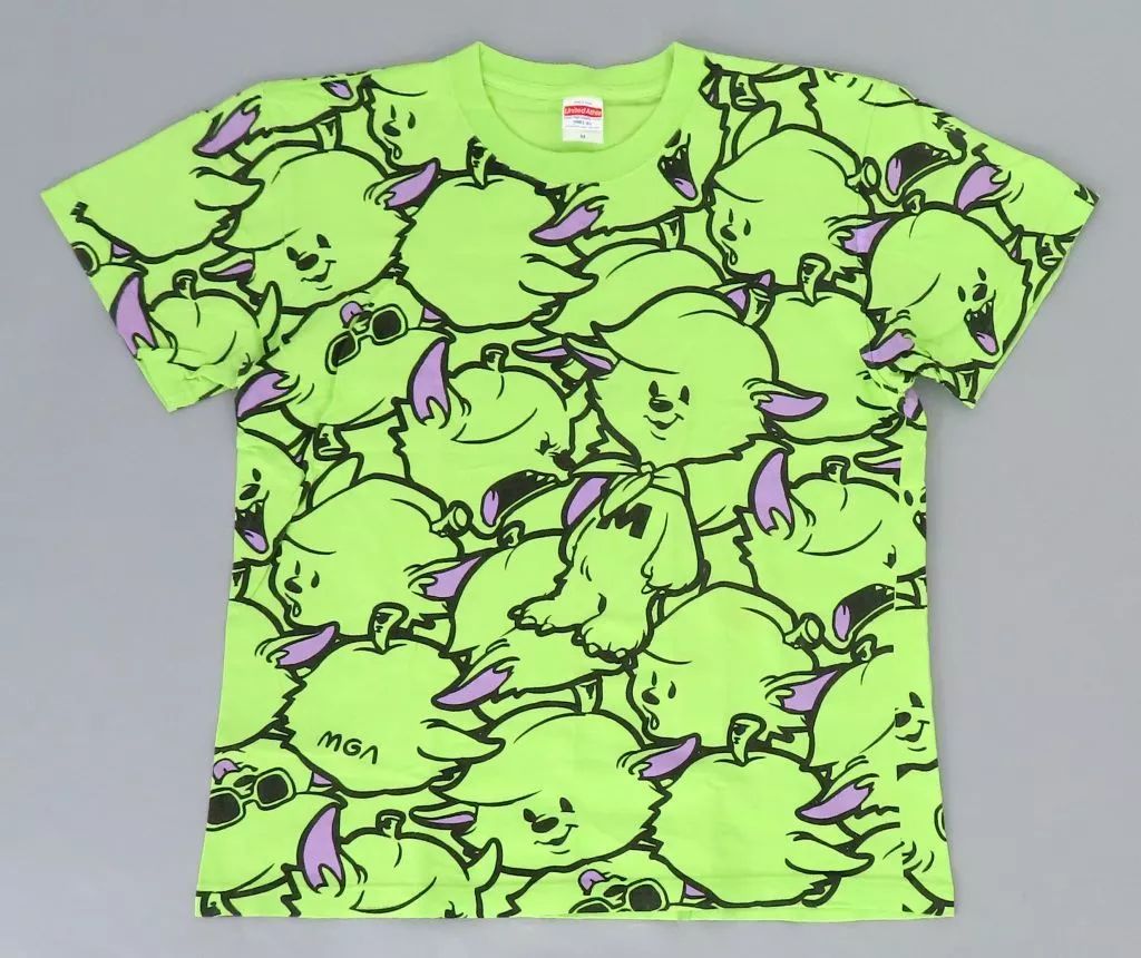 【中古】Tシャツ Mrs. GREEN APPLE キャラクターTシャツ ライムグリーン×ピンク Sサイズ 「RINGO JAM TOUR～東と名と阪～」 11,819円