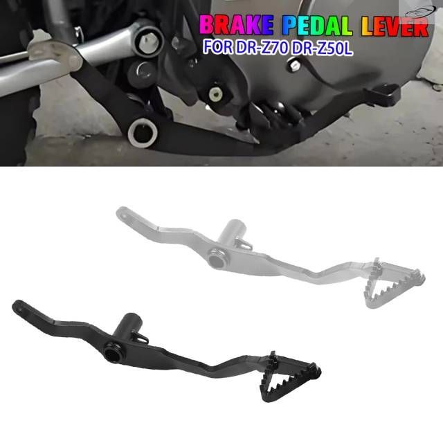 DR Z70 Z50L Rear Foot Brake Pedal Lever DRZ70 DR-Z70 2008-2018 DR-Z50L 2019-2024 Motorcycle Footpegs Brake Levers