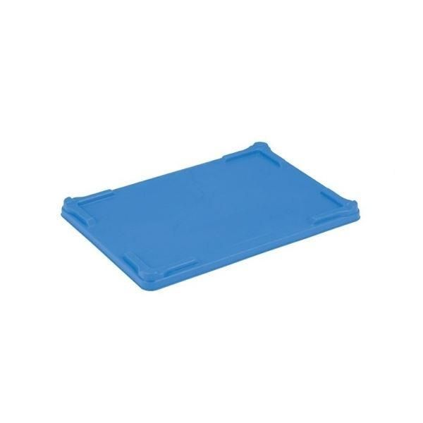 ds-〔20個セット〕 業務用コンテナボックス/食品用コンテナー 〔フタのみ単品 NF-S25用蓋〕 ダークブルー 材質：PP