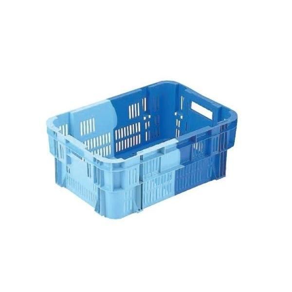 ds-〔5個セット〕 業務用コンテナボックス/食品用コンテナー 〔NF-M215B〕 ダークブルー/ブルー 材質：PP