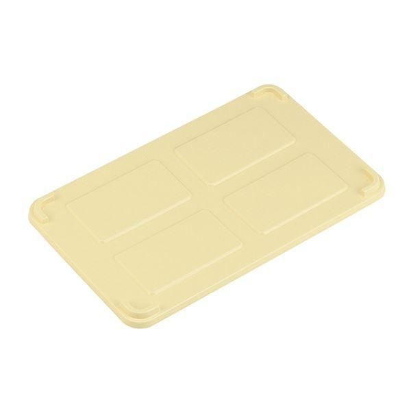 ds-〔20個セット〕 パンコンテナー/食品用コンテナー 〔フタのみ単品 特大型用蓋〕 アイボリー 清掃簡単 28,893円