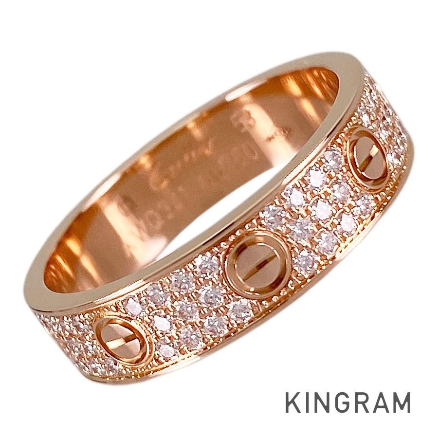 カルティエ Cartier ミニラブ K18PG ダイヤモンド 13号(53) リング sss【中古】