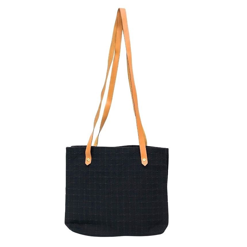 HERMES エルメス アメダバ・カバ・ドゥ・ポッシュ トートバッグ ショルダートートバッグ ブラック 黒 aq13209
