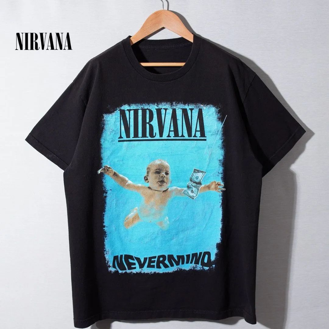 ニルヴァーナ NIRVANA Tシャツ L 相当 ブラック ネヴァーマインド