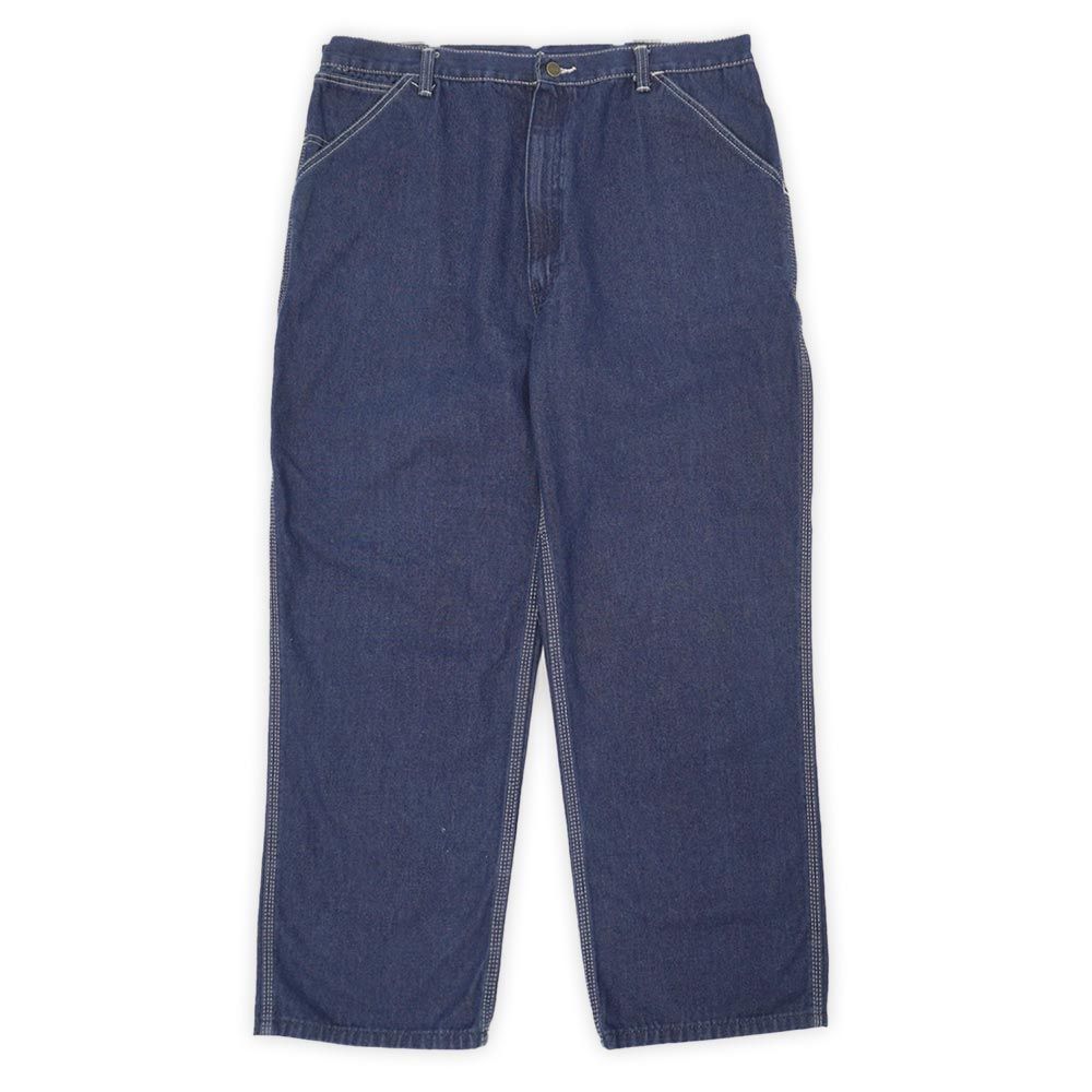 定番，安い ローバックス ROEBUCKS 90s 90年代 デニムペインターパンツ SEARS シアーズ ワーク 真紺 アメカジ USA ヴィンテージ 古着 メンズ ズボン パンツ ダークインディゴ 濃紺 W38 L30【中古】 ワークパンツ・カーゴパンツ・ペインターパンツ