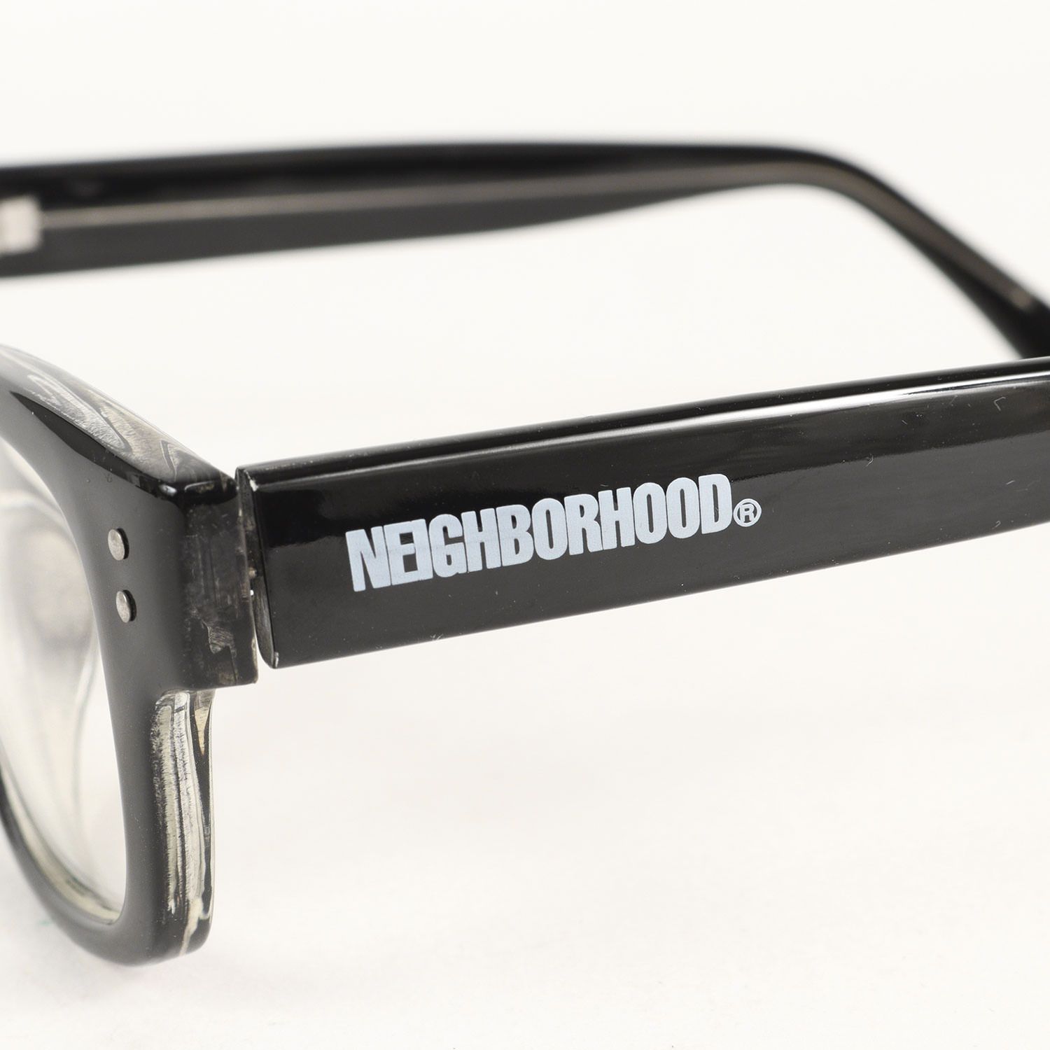 e*e様 NEIGHBORHOODサングラス 　ネイバーフッド　スーベニア 美品】NEIGHBORHOOD ネイバーフッド サングラス クリアレンズ