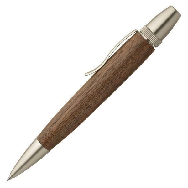 ds-銘木 ハンドメイド ボールペン/文房具 〔胡桃 ウォールナット〕 日本製 0.7mm 文具 オフィス用品 ステーショナリー