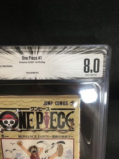 BGS 8.0 ワンピース ONE PIECE 1巻 Vol.1 Dust jacket 8.0 初版 1st