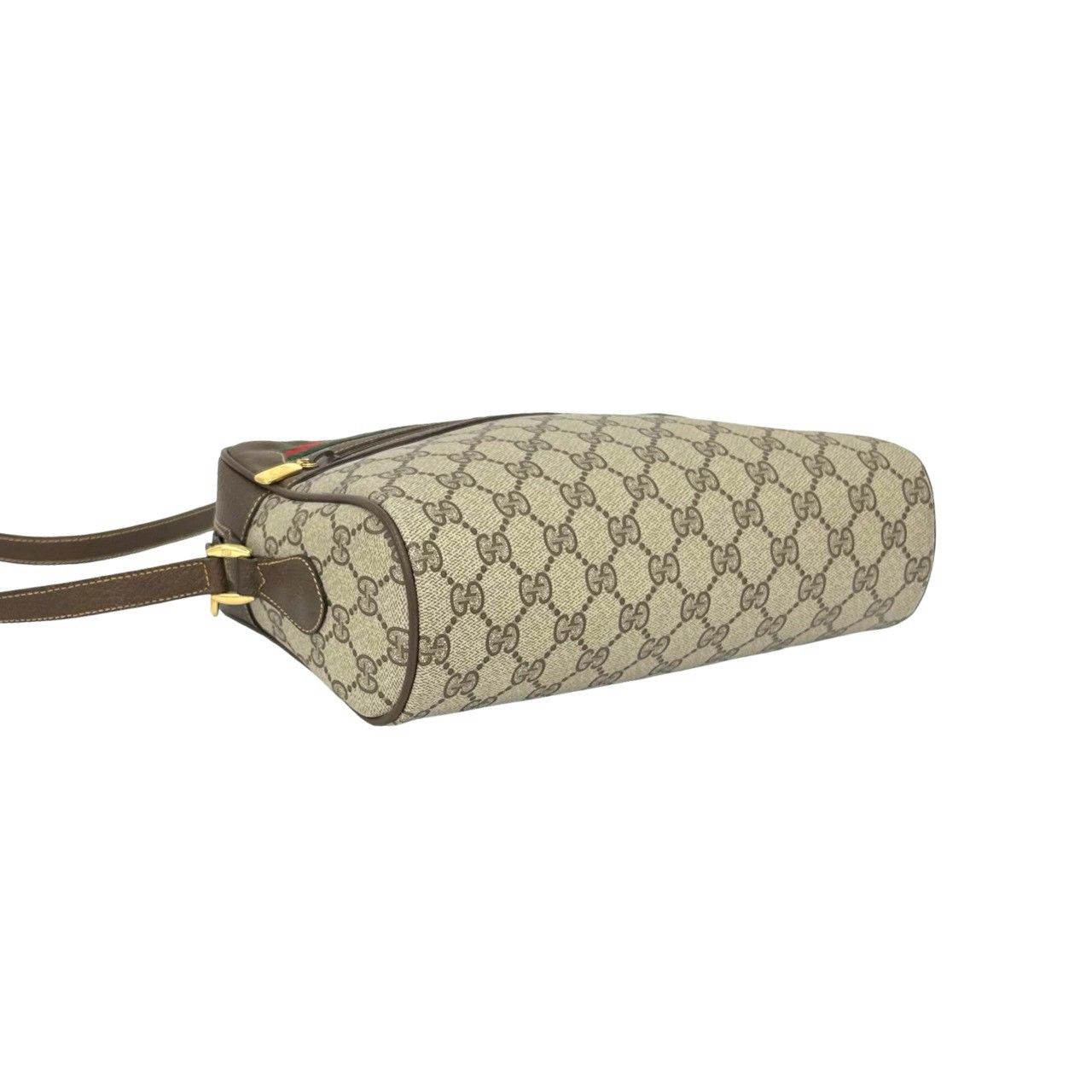 極 美品 GUCCI グッチ オールドグッチ シェリーライン GG ロゴ 柄