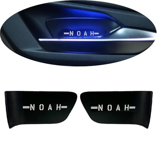 H★ノア 80系 専用設計 インナードアランプ ロゴ発光 LED 7色切り替え可能 ルームランプ 内装 カスタムパーツ 互換品 2枚セット 5b793cd9