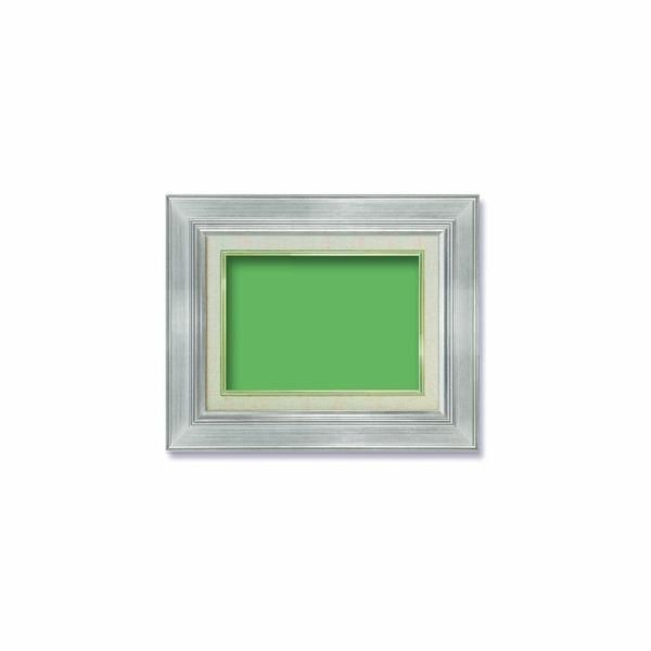 ds-〔 油額 〕 油絵額 キャンバス額 金の油絵額 銀の油絵額 SM 227×158mm シルバー 額 額縁 フレーム