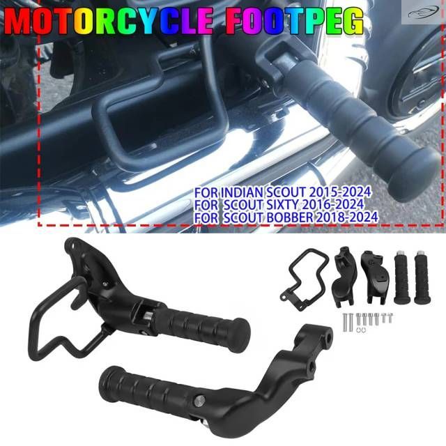 Indian Scout 15-25 Scout Sixty 16-25 Scout 18-25 Motorcycle Folding Rear Passenger Footpeg Footrest Mounting Bracket