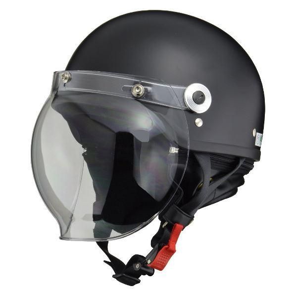ds-リード工業 （LEAD） バブルシールド付ハーフヘルメット CR760 H.MT／BK フリー