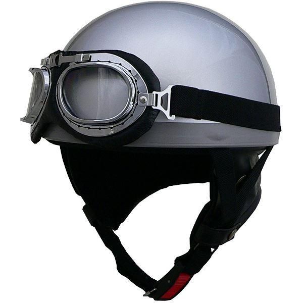 ds-リード工業 （LEAD） ハーフヘルメット CR750 シルバー フリー