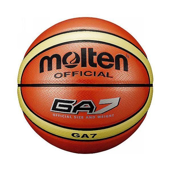ds-〔モルテン Molten〕 バスケットボール 〔7号球〕 オレンジ 人工皮革 BGA7 〔運動 スポーツ用品〕
