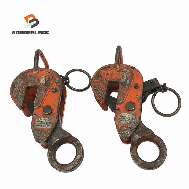 ☆中古品 2個セット☆JAPANCLAMP 日本クランプ 1.0t 横吊り専用クランプ ABA-1 2個 横つり 形鋼材 平板133324