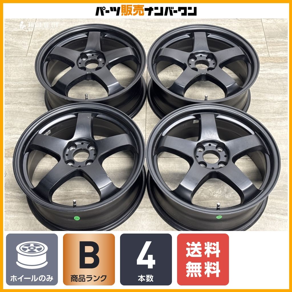 【良好品】キルヒアイス S5 17in 7J +45 PCD100 4本セット スイフト アクア ヤリス ヴィッツ フィット デミオ ロードスター ノート 即納可