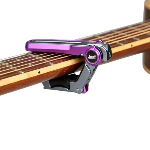 S1 The Rolling Capo スライド式のギターカポタスト 転調 ワンタッチ 瞬時に移動できる メカニカルローリングカポ Jstaff S1 QYKJ-HDL-S1 1個入り サイレントスライド 折りたたみ可能 (パープル)送料無料 73b3df18