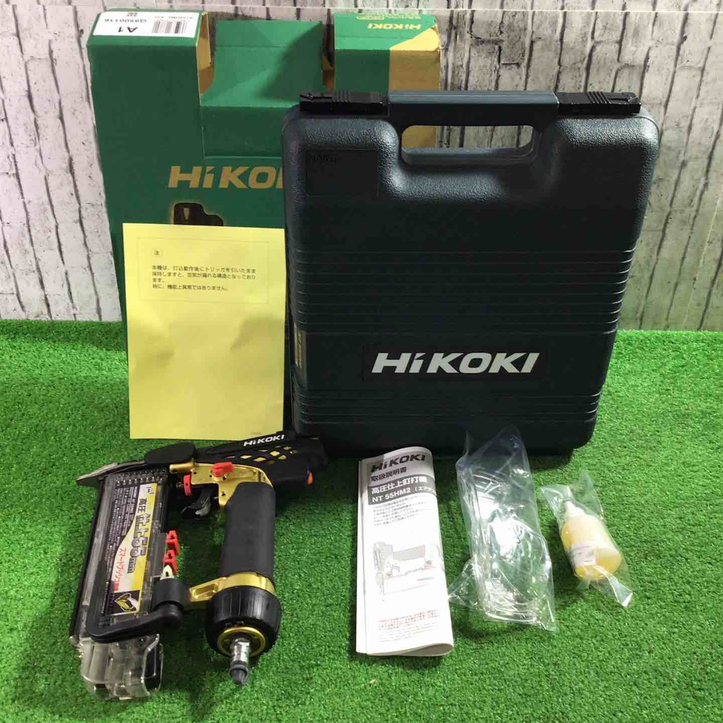【未使用品】★ハイコーキ(HIKOKI ※旧:日立工機) 高圧フィニッシュネイラ NT55HM2【川口店】
