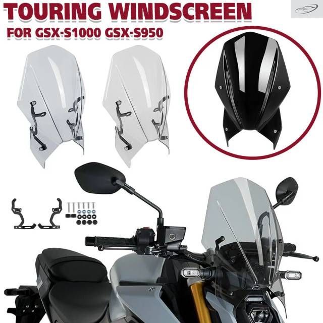 GSX-S1000 2021-2026 GSX-S950 2022-2023 Touring Windshield Double Bubble Windscreen Cover Deflector GSX S 1000 950 7,662円