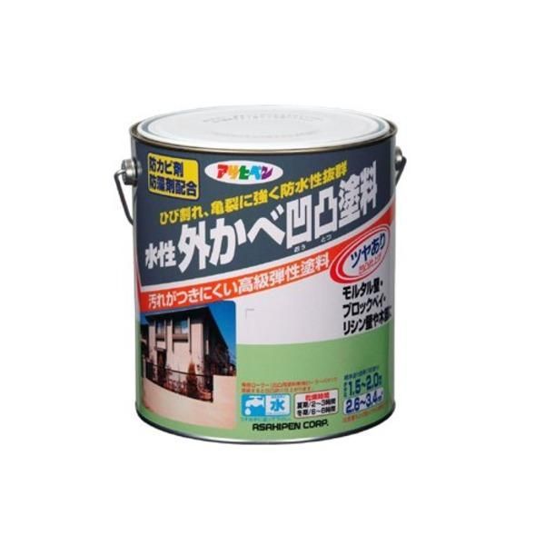 ds-水性外かべ凹凸塗料ツヤあり アイボリー 3L