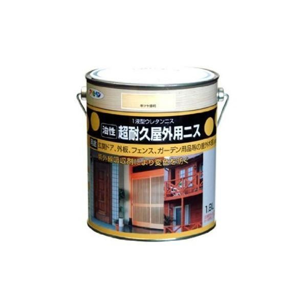 ds-超耐久屋外用ニス 半ツヤ透明 1.8L