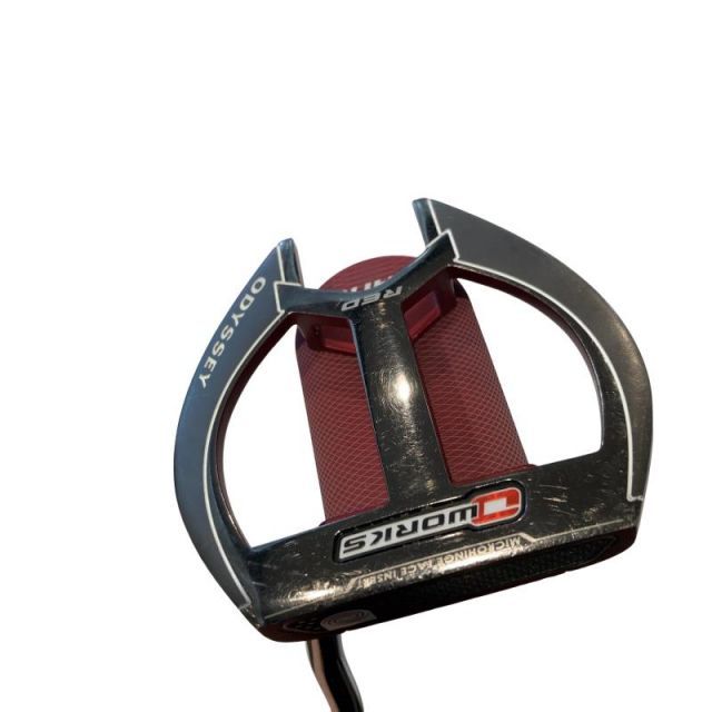【中古】 オデッセイ O WORKS RED 2・BALL FANG 34インチ パター PT スチール (フレックスその他) メンズ 男性用 右利き 右用 Cランク ゴルフクラブ