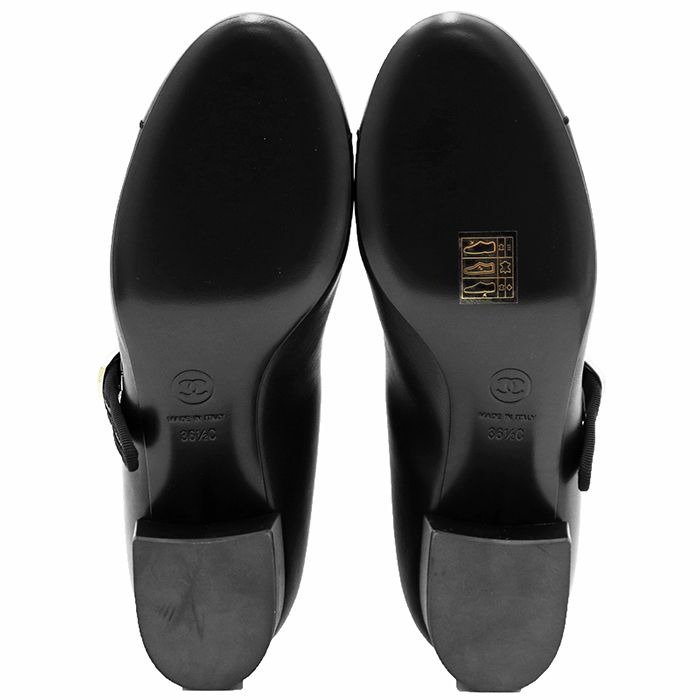 新品同様】CHANEL シャネル パンプス レザー サイズ 36.5 レディース