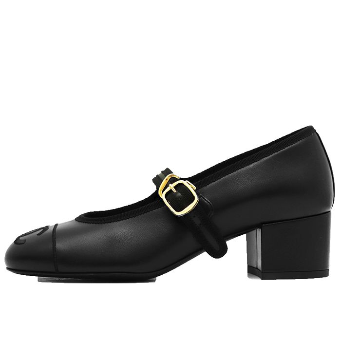 新品同様】CHANEL シャネル パンプス レザー サイズ 36.5 レディース